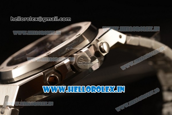 Audemars Piguet Royal Oak Chronograph Swiss Valjoux 7750 Automatic Steel Case Brown Dial Stick Markers With Steel Bezel Steel Bracelet(JH) - Click Image to Close